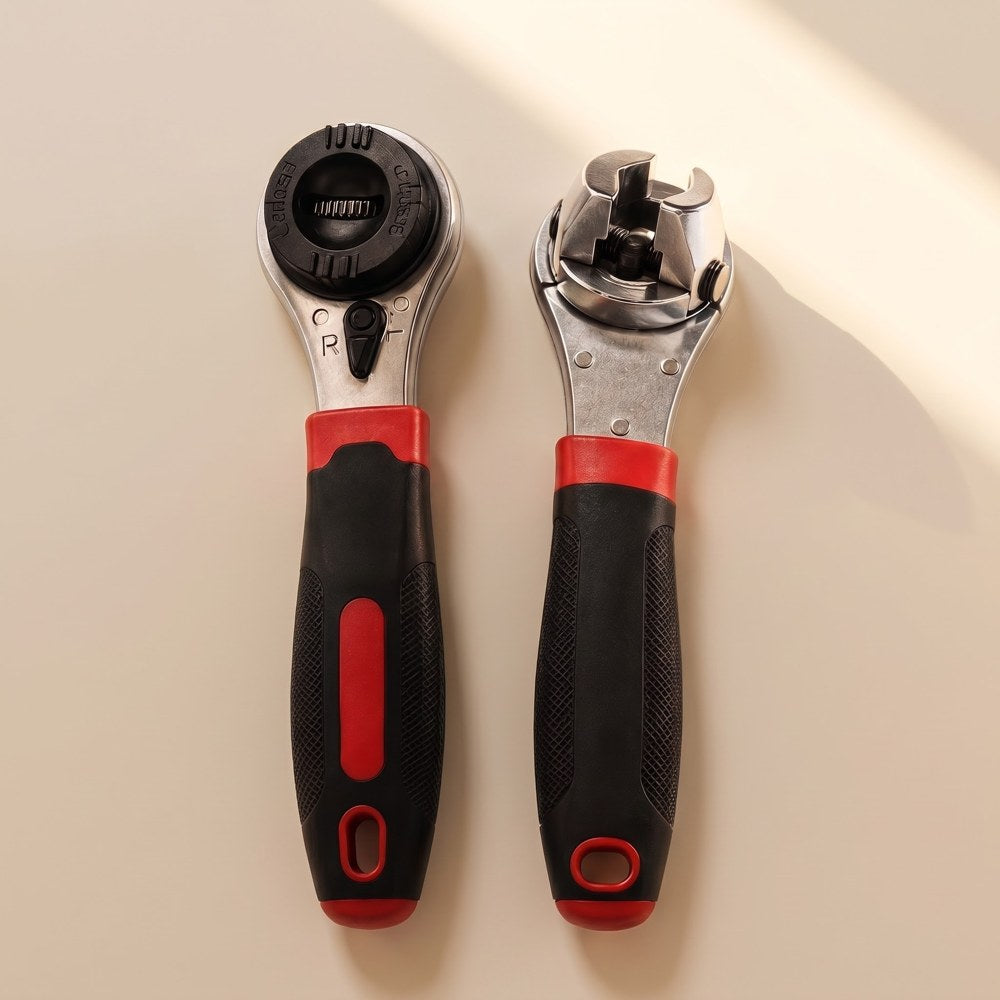Justerbar Skiftnyckel med Ratchetfunktion – 6–22 mm